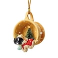 thumbnail image 2 of Clearance! Christmas Pendant Ornaments Personality Ornaments Christmas Ornaments Christmas Tree Ornaments Ornaments Indoor Rear View Pendant Ornaments, 2 of 9