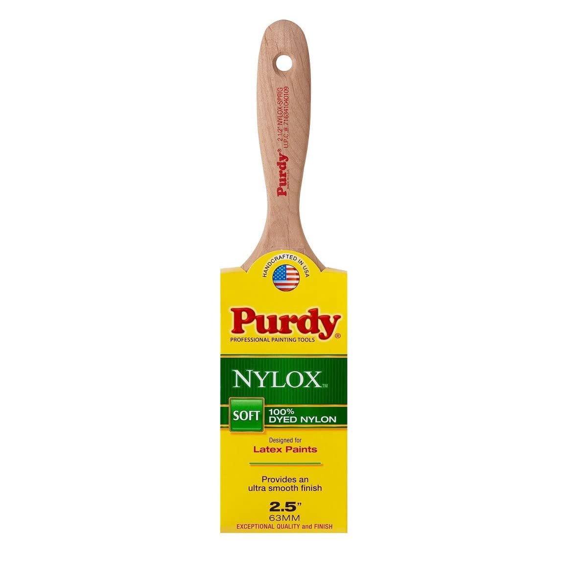 Purdy Nylox Sprig 2-1/2 in. W Soft Flat Paint Brush