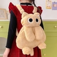 thumbnail image 5 of Plush Cat Backpack Cute Animal Bag Shoulder Bag with Adjustable Straps Cartoon Travel Backpack Fluffy Backpack, 5 of 7