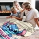 thumbnail image 5 of Manta de Lilo & Stitch, acogedora manta de franela para niños y niñas, manta súper suave y cálida para sofá cama, 60 x 80 pulgadas, 5 of 6