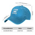 thumbnail image 2 of Here Fishy Fishy Fishy Cowboy Hat Baseball Hat Trucker Hat For Men Women Retro Denim Hats Baseball Cap Dad Hat, 2 of 5