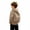 00-Khaki#1542, variant on Boys Zip Up Hoodie Jacket with Backpack Kids Casual School Bag Sweatshirt, White, Sizes 3-4T