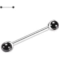 thumbnail image 1 of Glaciersei Nipple Ring Internally Threaded Nipple Barbell 14G Nipple Piercing Jewelry G23 Titanium, 1 of 5