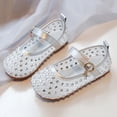 thumbnail image 6 of Gyujnb Girls Breathable Mesh Mary Jane Shoes, Soft Sole Closed Toe Rhinestone Footwear for Toddler and Little Girls (Toddler/Little Girls),3-3.5 Years, 6 of 8