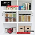 thumbnail image 2 of DWÃ‹LLZA KITCHEN Airtight Food Storage Containers with Lids - 6 Piece Set Air Tight Kitchen Storage Containers Pantry Organization and Storage - Clear Plastic BPA-Free - Keeps Food Fresh & Dry, 2 of 5