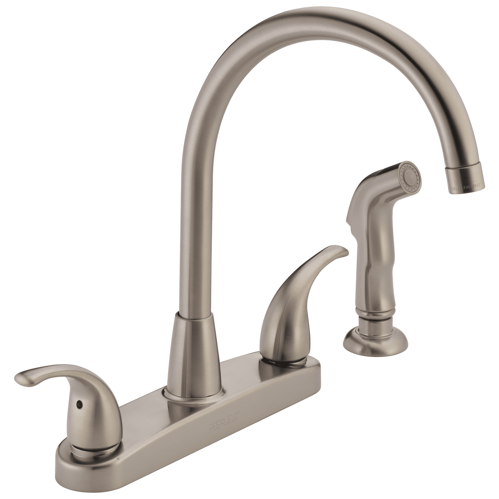 Peerless Tunbridge Two Handle Deck-Mount Kitchen Faucet in Stainless P299578LF-SS