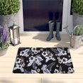 thumbnail image 2 of Pioneer Flower Floral Print Flannel Non Slip Door Rugs,Washable Door Mats Indoor,Decorative Door Mats,Dirt-Resistant and Absorbent Doormat for Entrance,Bedroom,Kitchen,Bathroom,23.5"x16", 2 of 5