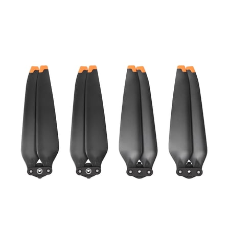 Camera Wing Fans Low Noise Drone Accessories Blade Propeller Drone Props Replacement ORANGE 2 PAIRS