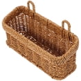 thumbnail image 2 of Cesta colgante tejida con asa, cesta de ratán de plástico, cesta tejida para cebolla, cesta de fruta, 2 of 5