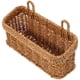 thumbnail image 3 of Cesta colgante tejida con asa, cesta de ratán sintético, cesta tejida para cebollas, cesta para frutas, 3 of 8