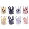 thumbnail image 1 of Crown Beads Rhinestone Shiny 8PCS Large Hole Crown Charms Cubic Zirconia Beads, 1 of 10