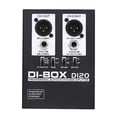 thumbnail image 1 of Audio Active DI BOX Caja de Inyección Directa Guitarra de Bajo Ruido DI Convertidor de Audio de 2 Canales Mezclador de Audio Multiusos, 1 of 5