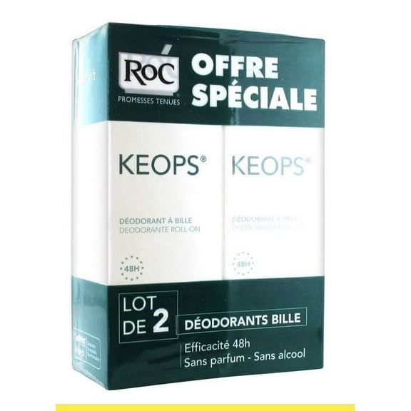 RoC Keops Roll-On Deodorant 2 x 30ml