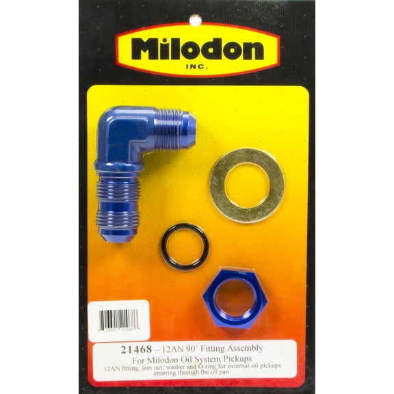 Milodon 21468 MLD21468 90 FITTING/NUT/WSHR/O-RING