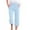 2-2-Light Blue, variant on SELONE Women Linen Pants Casual Dress Pants Plus Size Lounge Pants with Pockets Cotton Linen Elastic Waist Capri Trouser Loose Beach Pants Drawstring Solid with Buttons Straight Blue L Summer Clothes