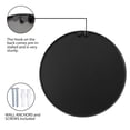 thumbnail image 5 of 36" Home Decorative Aluminum Alloy Frame Round Wall Mounted Mirror,Black, 5 of 6
