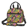 thumbnail image 1 of Easygdp Colrful Tropical Leaves Caja de Almuerzo para Mujeres y Hombres, Bolsa de Almuerzo Insulada, Bolsas Reutilizables Impermeables para Viajes, Trabajo y Picnics, 1 of 7