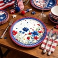 thumbnail image 2 of 50 Pcs Memorial Day Paper Plates 9" - 4th of July Patriotic Party Supplies, Independence Day & Veterans Day Party Decor (B), 2 of 6