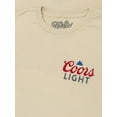 thumbnail image 2 of Tee Luv Coors Light Beer Baseball League Double Sided Graphic T-Shirt (Men's) (M), 2 of 7