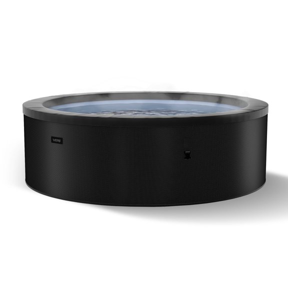 Wave Tahoe 6-Person Round Eco Foam Hot Tub | 90-Jet Spa, Wi-Fi Eco Heater | Charcoal Black