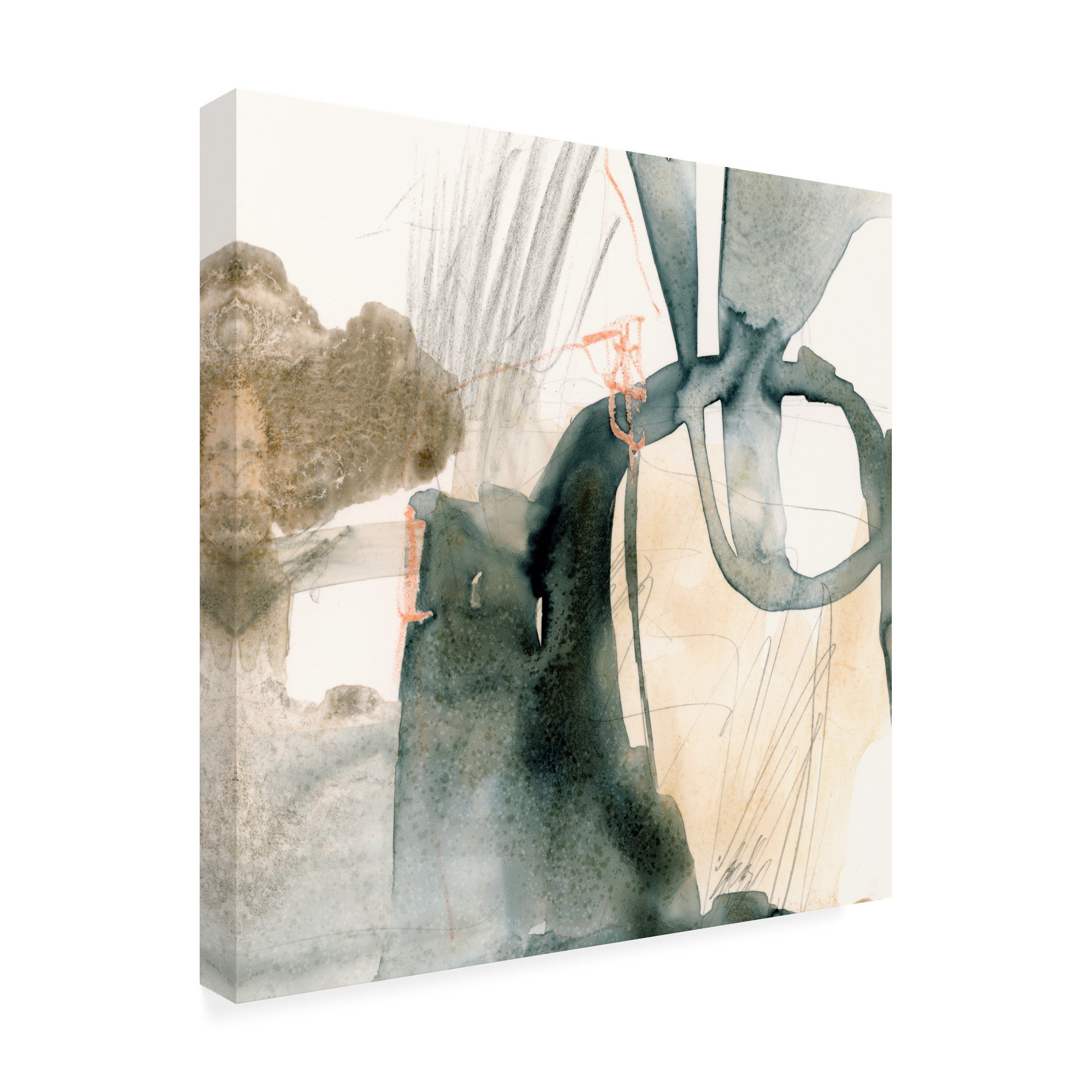 Victoria Barnes 'Silt Spray II' Canvas Art