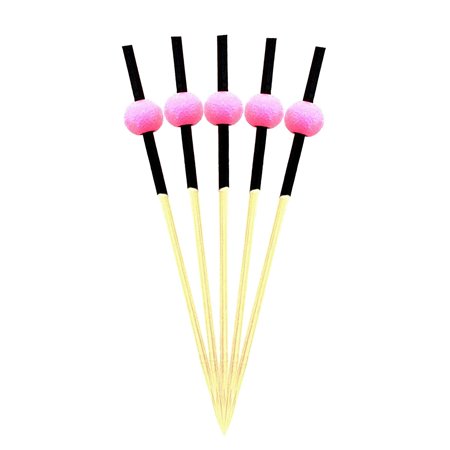 

Decorative Ball End Cocktail Fruit Sandwich Picks Skewers