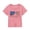 Pink, variant on Toddler USA Shirt Toddler Girl 4th of July Patriotic Shirt America Letter Print Tshirt USA Flag Graphic Tee Top Grey Size,1-2 Years