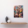 thumbnail image 2 of Human Relationships Multicoloured Abstract Crowd Unframed Wall Art Print Poster Home Decor Premium, 2 of 5