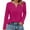 Purple_05#721C, variant on Hearthz Workout Long Sleeve Tops for Women Fall V Neck Work Shirts for Women Henley Button Down Cute Blouses for Women