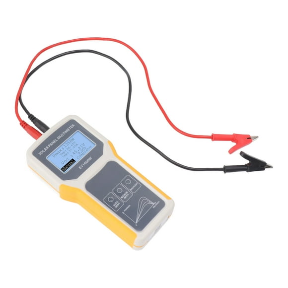 Photovoltaic Panel Multimeter, Solar Panel MPPT Solar Powered LCD Screen Backlight for Solar PV Testing