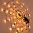 thumbnail image 2 of Luces de Tela de Araña de Halloween USB 8 Modos Luces de Red de Pared de Tela de Araña para Guirnalda de Decoración de Halloween Aterradora,B, 2 of 5