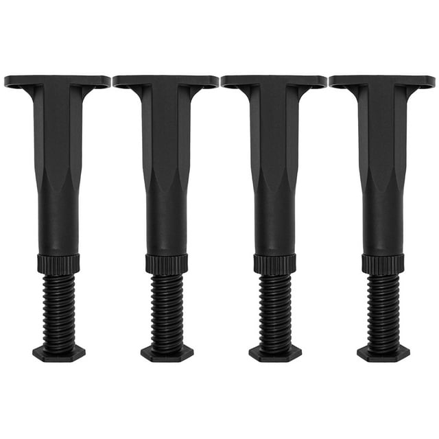 NUOLUX 4 pcs Bed Frame Support Leg Bed Frame Center Support Adjustable
