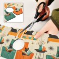 thumbnail image 6 of Yayeee Faucet Mat for Kitchen Sink 30" Diatomite Long Splash Guard Pad, Black Cats Reading, 6 of 7