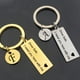 thumbnail image 5 of Fiudx Artículos en oferta con ofertas flash Llavero de acero inoxidable contaminación colgante 26 letras Drive Safe Te necesito aquí contigo, 5 of 6