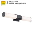thumbnail image 3 of WS-230124-CS-BK WAC Limited Remi - 15W 2 LED Bath Vanity-3.15 Inch Tall and 24 Inch Length-Black Finish, 3 of 3