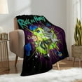 thumbnail image 5 of Rick and Morty Throw Blanket Gifts for Fans Lover Girls Boys Women Present Hoodie Him Bed 30"x40", 5 of 6