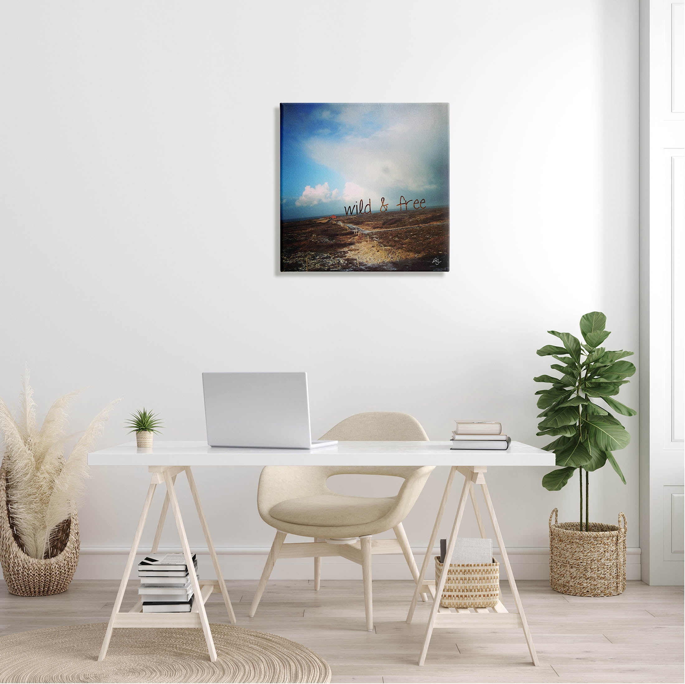 Stupell Industries Wild & Free Rural Landscape Graphic Art Gallery Wrapped Canvas Print Wall Art, Design by K. Kaufman