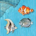 thumbnail image 4 of Eangee Home Design Fish Wall Decor Clown Fish, Capiz and Metal, Indoor / Outdoor Safe, 9x1x6 Inches, 4 of 5