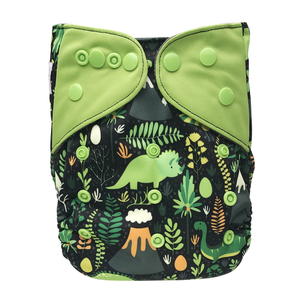 EcoAble Baby Pocket Cloth Diaper, One Size 1035Lb, Jurassic Park