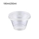 thumbnail image 5 of Bearachild 50 paquete/lote transparente no tóxico inodoro fácil organización PP ABS caja de plástico desechable para hornear Herramientas y accesorios para hornear Transparente Con Tapa 250ml, 5 of 6