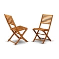 thumbnail image 4 of Pemberly Row Traditional 5-piece Wood Courtyard Set in Natural Oil, 4 of 6