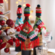 thumbnail image 3 of 2022 Christmas Decorations Santa Claus Wine Bottle Covers Snowman Champagne Gifts Bags 2021 Xmas Home Dinner Party Table Decors, 3 of 5