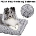 thumbnail image 5 of QuietTime Dog Bed & Crate Mat, Deluxe Ombre Swirl, Fits 48" Crate, Gray, 5 of 7