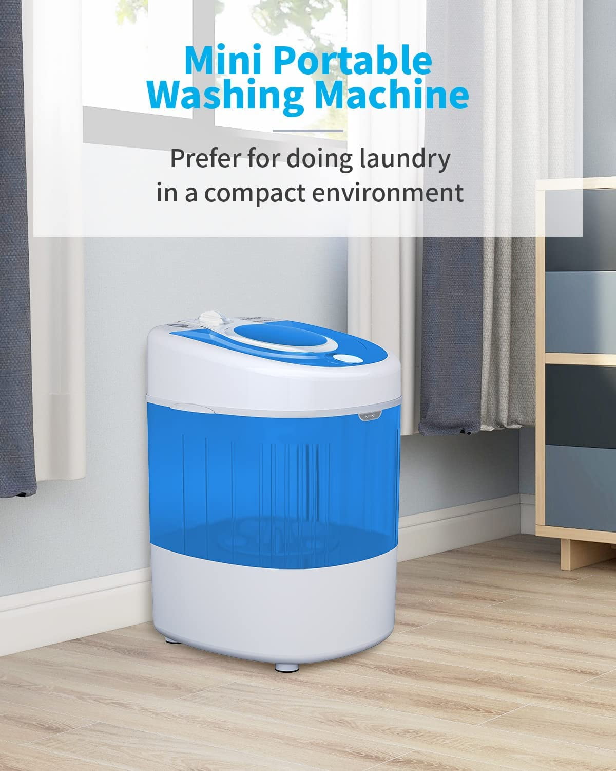  TABU Portable Washing Machine, 2 in 1 Washer Machine