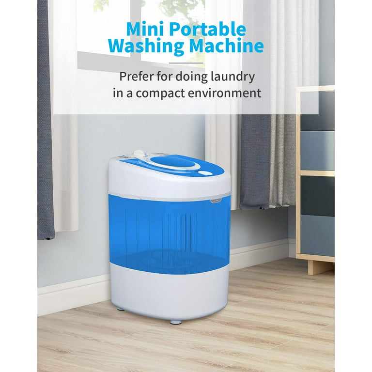9lbs Portable Single Tub Washer ECO Compact Mini Washing Machine