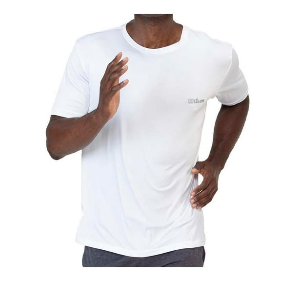 Playera Wilson para Hombre, Deportivo Blanco Talla EG