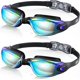 thumbnail image 1 of Swim Goggles, 2 Pack Swimming Goggles No Leaking Adult Men Women Youth, 1 of 5