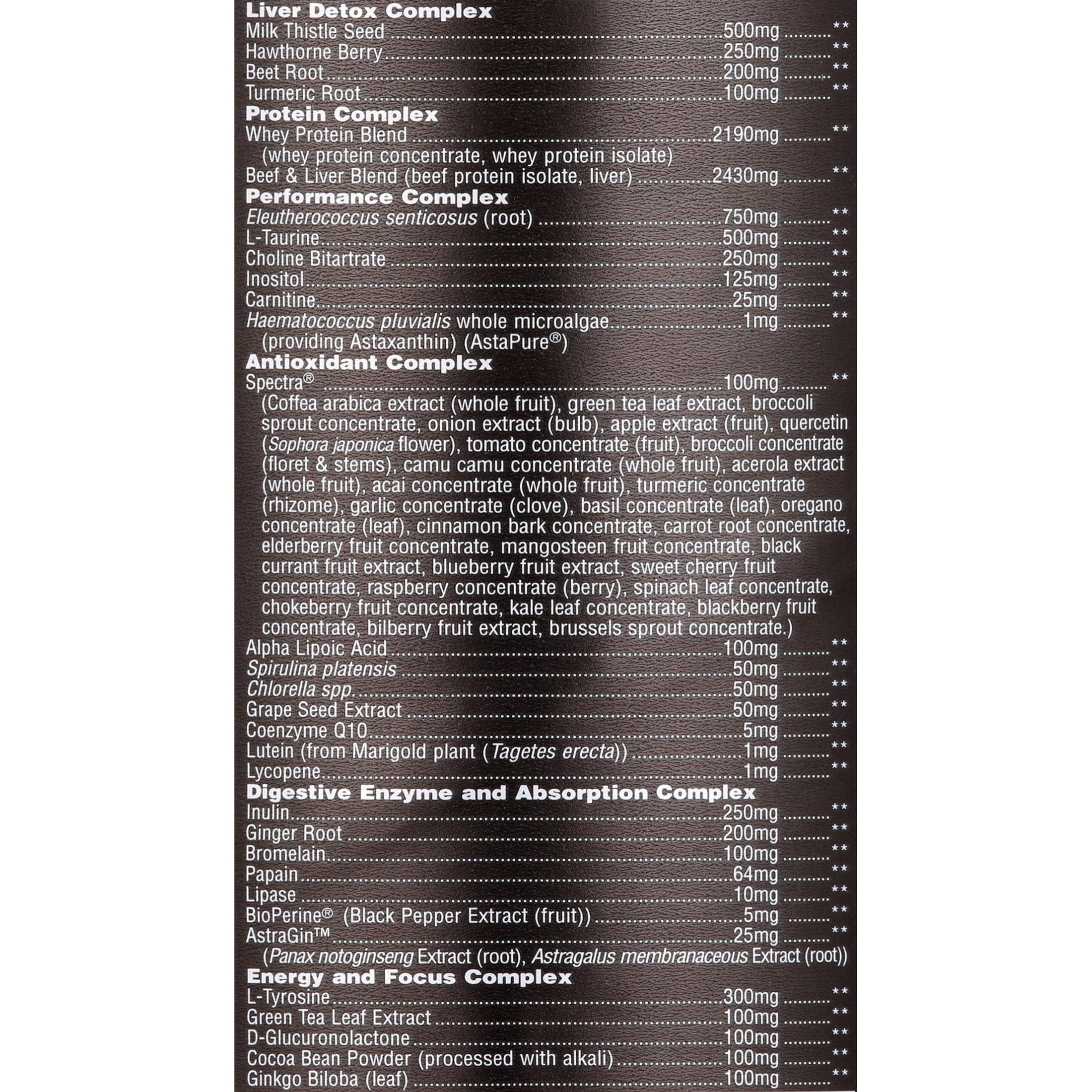 Animal Pak - All-in-One Performance Vitamin Pack with Spectra and Zinc - 44 Packets