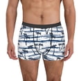 thumbnail image 4 of Wukai Retro Coconut Tree Print Men’s Underwear Breathable Boxer Briefs,&nbsp;Moisture Wicking & Breathable-Small, 4 of 7