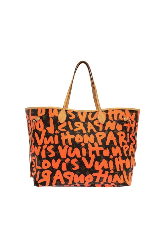 Pre-Owned Louis Vuitton Monogram Graffiti (Stephen Sprouse) Neverfull GM M93702 Handbag